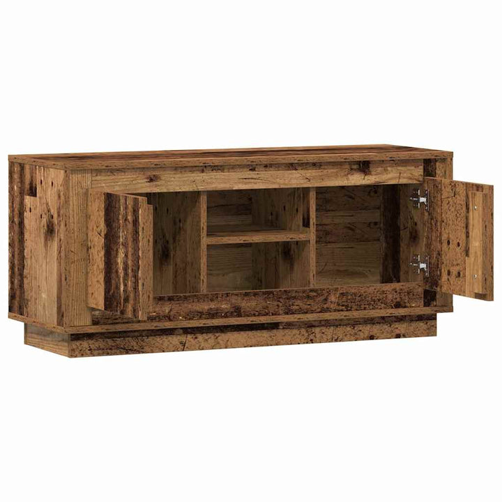TV-skab Gammelt træ 102 x 35 x 45 cm Konstrueret træ