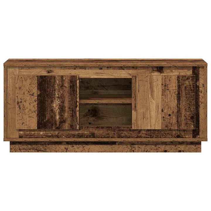 TV-skab Gammelt træ 102 x 35 x 45 cm Konstrueret træ