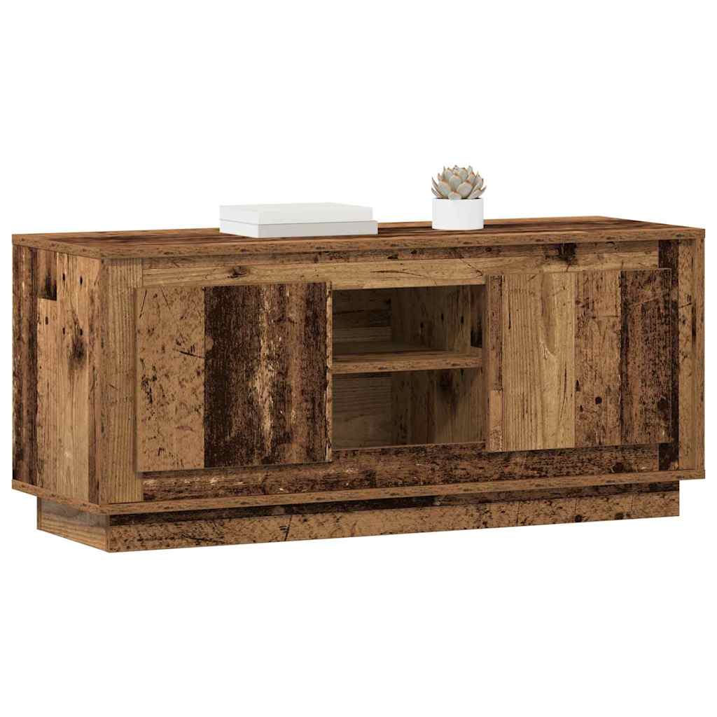 TV-skab Gammelt træ 102 x 35 x 45 cm Konstrueret træ