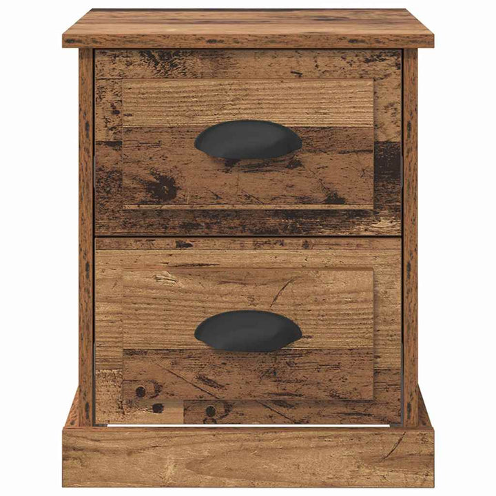 Natskab 2 stk. Gammelt træ 39 x 39 x 47.5 cm Konstrueret træ
