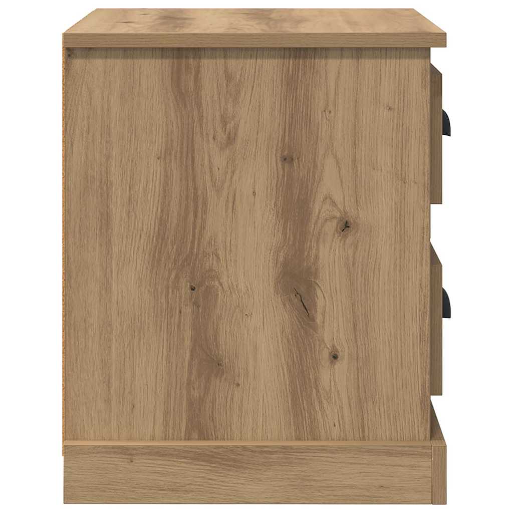 Natskab 2 stk. Artisan Egetræ 39 x 39 x 47.5 cm Konstrueret træ