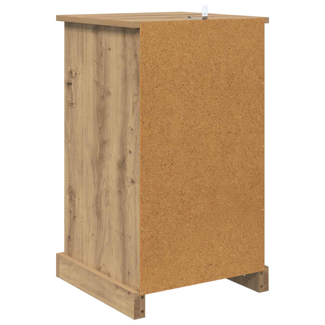 Natskab Artisan Egetræ 39 x 39 x 67,5 cm Konstrueret træ