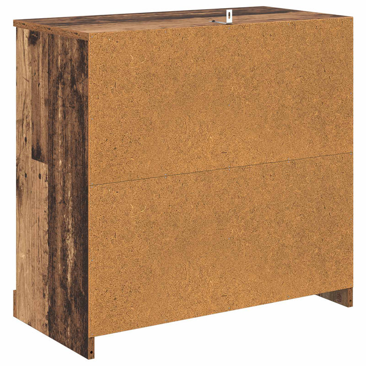 Sideboard Gammelt træ 70 x 35,5 x 67,5 cm Konstrueret træ