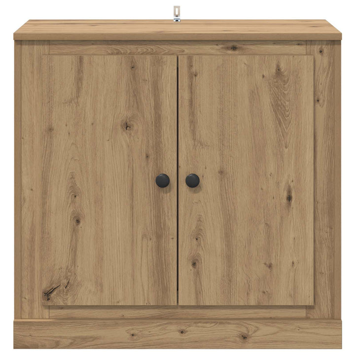 Sideboard 70 x 35,5 x 67,5 cm Artisan Egetræ Konstrueret træ