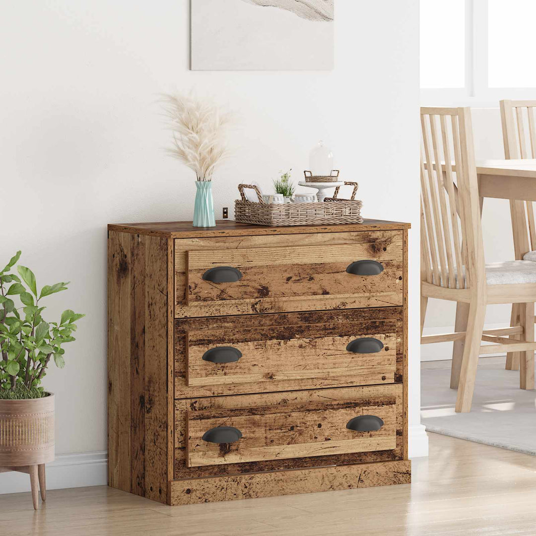 Sideboard Gammelt træ 70 x 35,5 x 67,5 cm Konstrueret træ