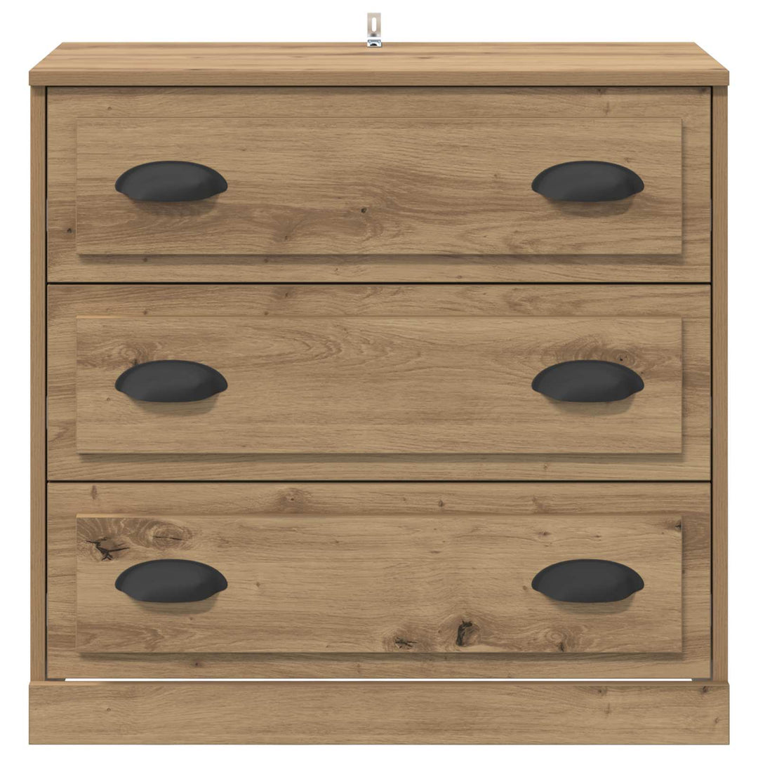 Sideboard Artisan Egetræ 70 x 35,5 x 67,5 cm Konstrueret træ