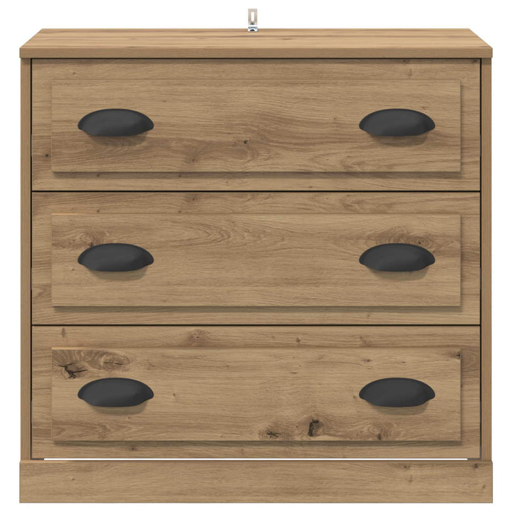 Sideboard Artisan Egetræ 70 x 35,5 x 67,5 cm Konstrueret træ