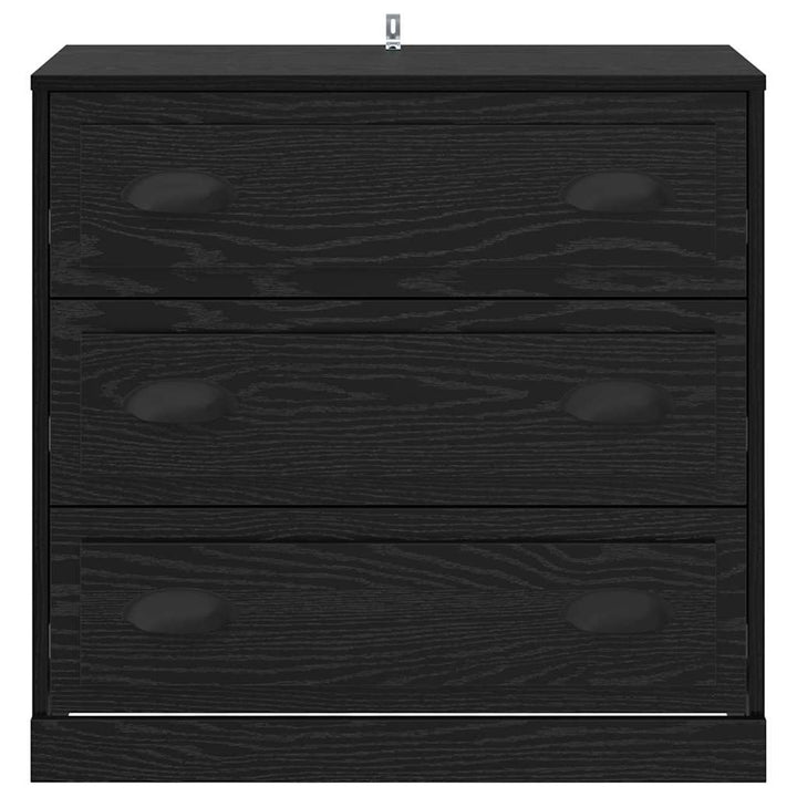 Sideboard Sort eg 70 x 35,5 x 67,5 cm Konstrueret træ