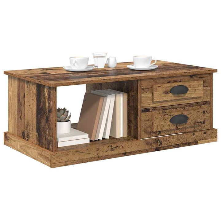 Sofabord Gammelt træ 90 x 50 x 35 cm Konstrueret træ