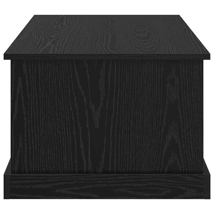 Sofabord med skuffe Sort eg 90 x 50 x 35 cm Konstrueret træ