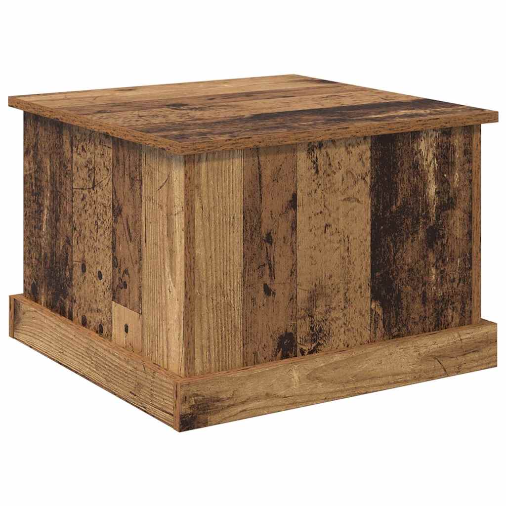 Sofabord Gammelt træ 50 x 50 x 35 cm Konstrueret træ