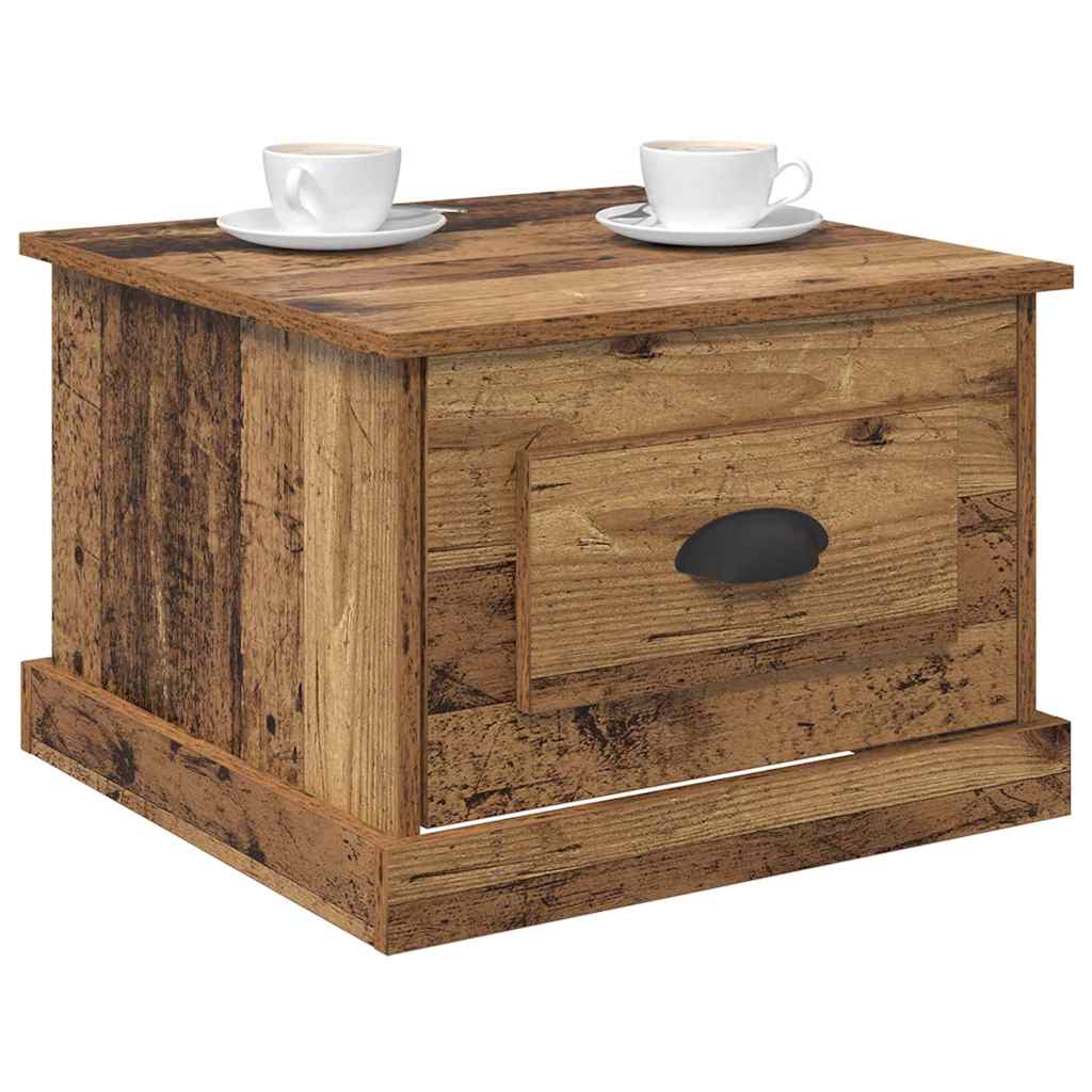 Sofabord Gammelt træ 50 x 50 x 35 cm Konstrueret træ