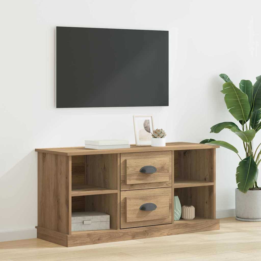 TV-skab 99,5 x 35,5 x 48 cm Artisan Egetræ Konstrueret træ