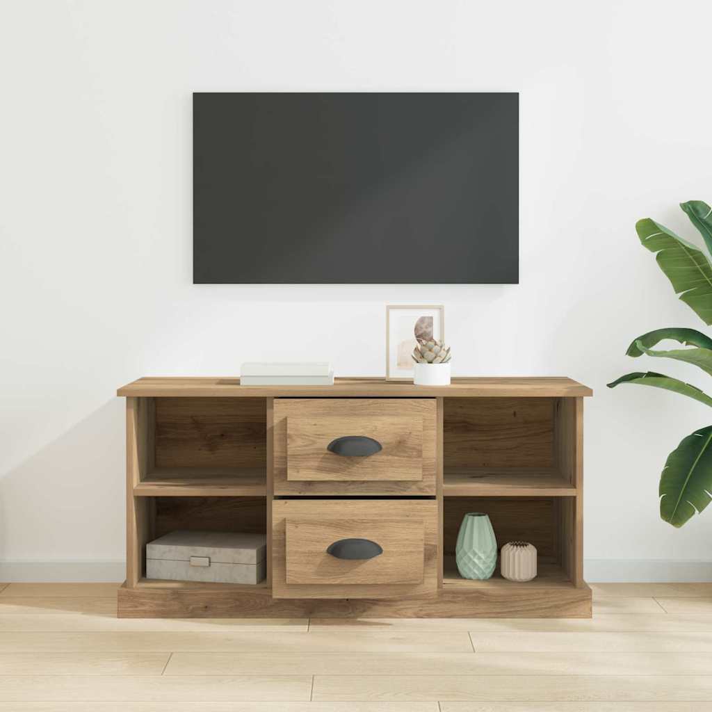 TV-skab 99,5 x 35,5 x 48 cm Artisan Egetræ Konstrueret træ