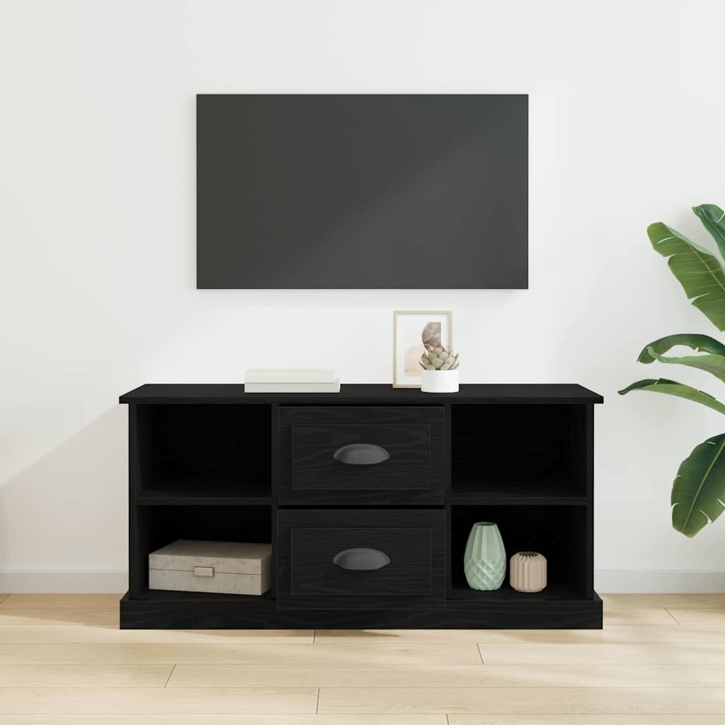TV-skab 99,5 x 35,5 x 48 cm Sort eg Konstrueret træ