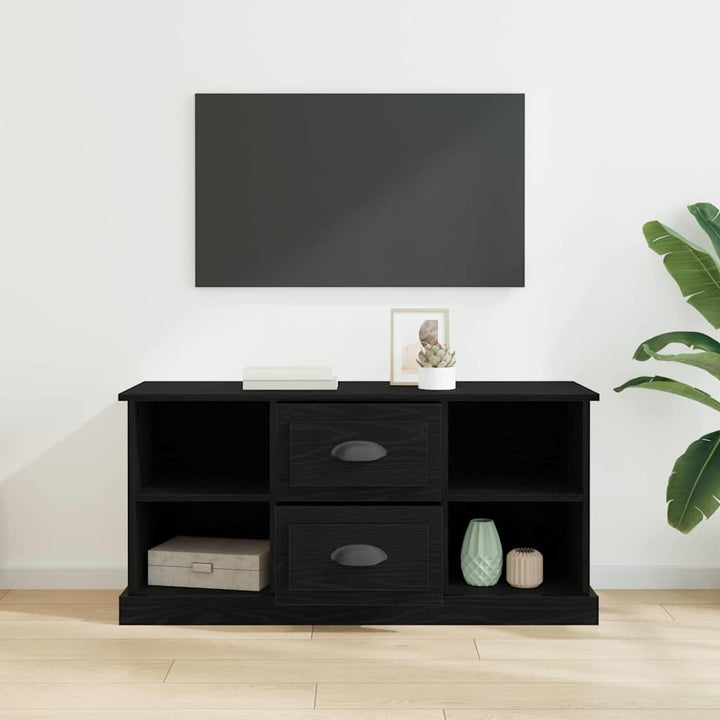 TV-skab 99,5 x 35,5 x 48 cm Sort eg Konstrueret træ