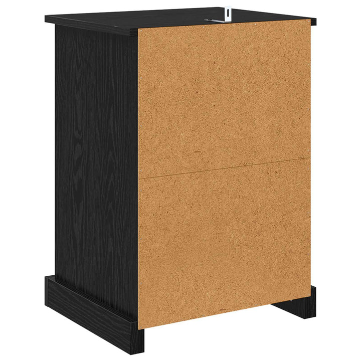 Natskab Sort eg 36 x 43 x 60 cm Konstrueret træ