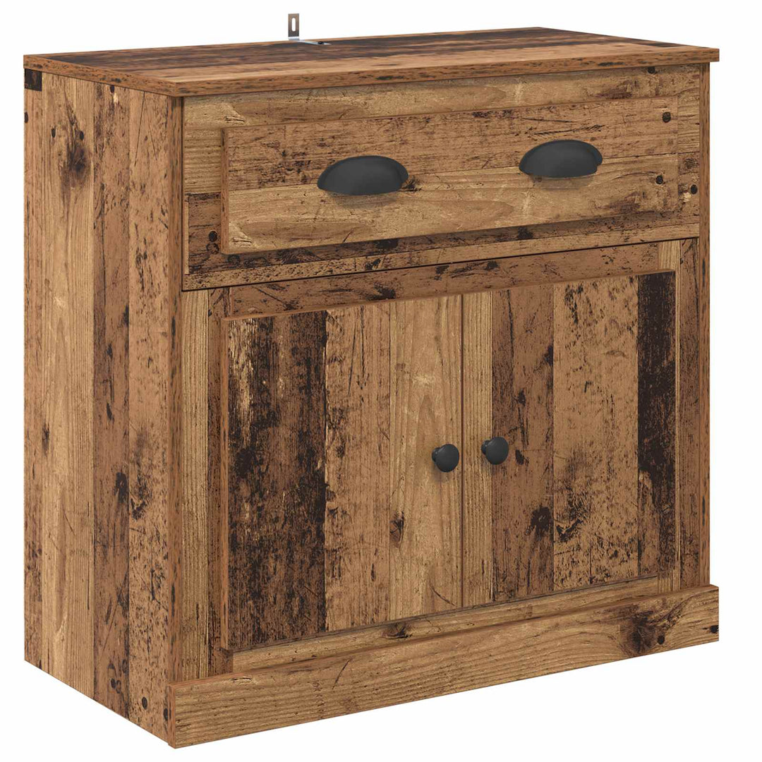 Highboard Gammelt træ 70 x 35,5 x 67,5 cm Konstrueret træ