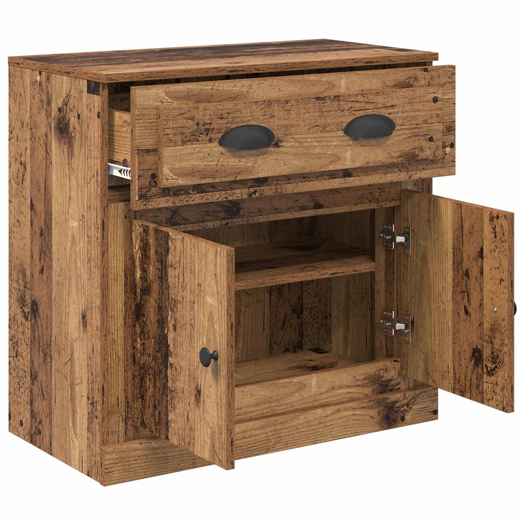 Highboard Gammelt træ 70 x 35,5 x 67,5 cm Konstrueret træ
