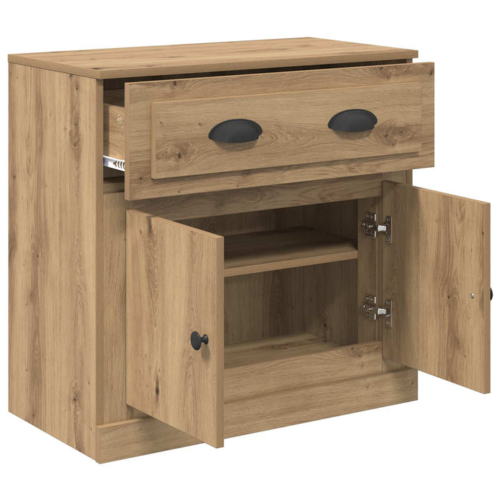 Highboard Artisan Egetræ 70 x 35,5 x 67,5 cm Konstrueret træ