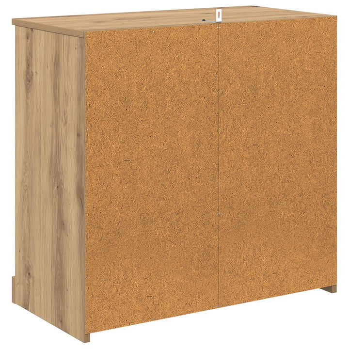 Highboard Artisan Egetræ 70 x 35,5 x 67,5 cm Konstrueret træ