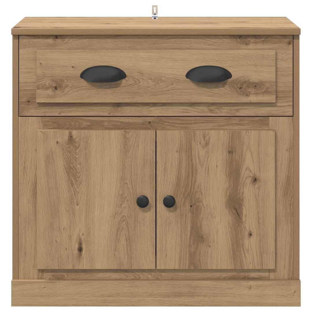Highboard Artisan Egetræ 70 x 35,5 x 67,5 cm Konstrueret træ