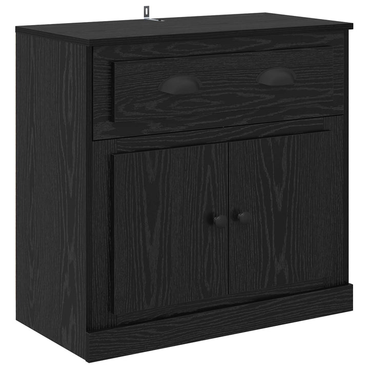Highboard Sort eg 70 x 35,5 x 67,5 cm Konstrueret træ