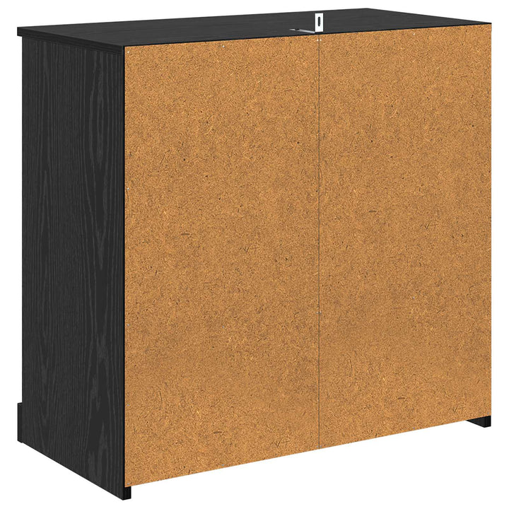 Highboard Sort eg 70 x 35,5 x 67,5 cm Konstrueret træ