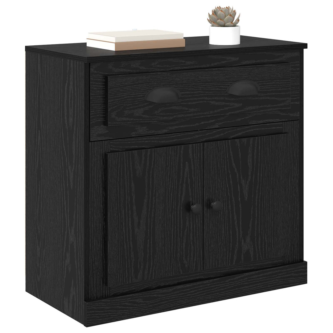Highboard Sort eg 70 x 35,5 x 67,5 cm Konstrueret træ