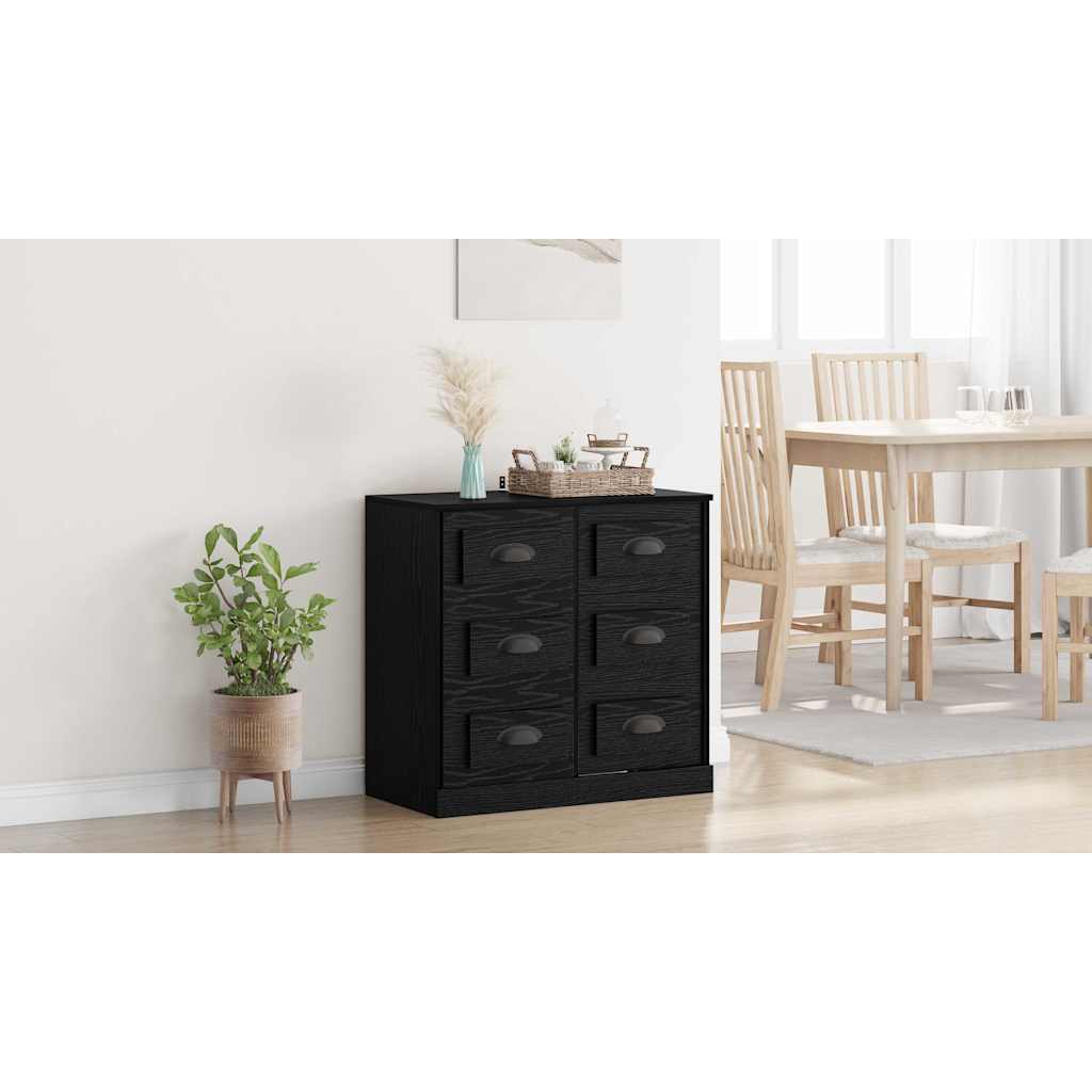 Sideboard Sort eg 70 x 35,5 x 67,5 cm Konstrueret træ