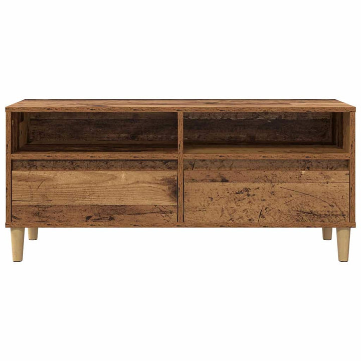 TV-skab Gammelt træ 100 x 34,5 x 44,5 cm Konstrueret træ