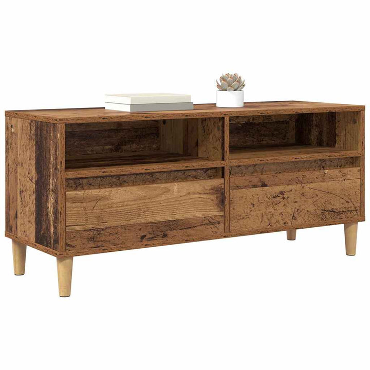 TV-skab Gammelt træ 100 x 34,5 x 44,5 cm Konstrueret træ
