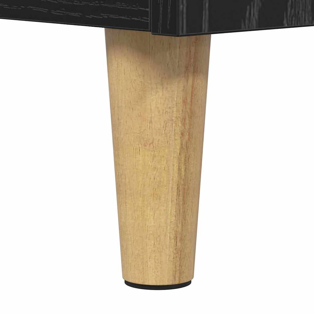 TV-skab 100 x 34,5 x 44,5 cm Sort eg Konstrueret træ
