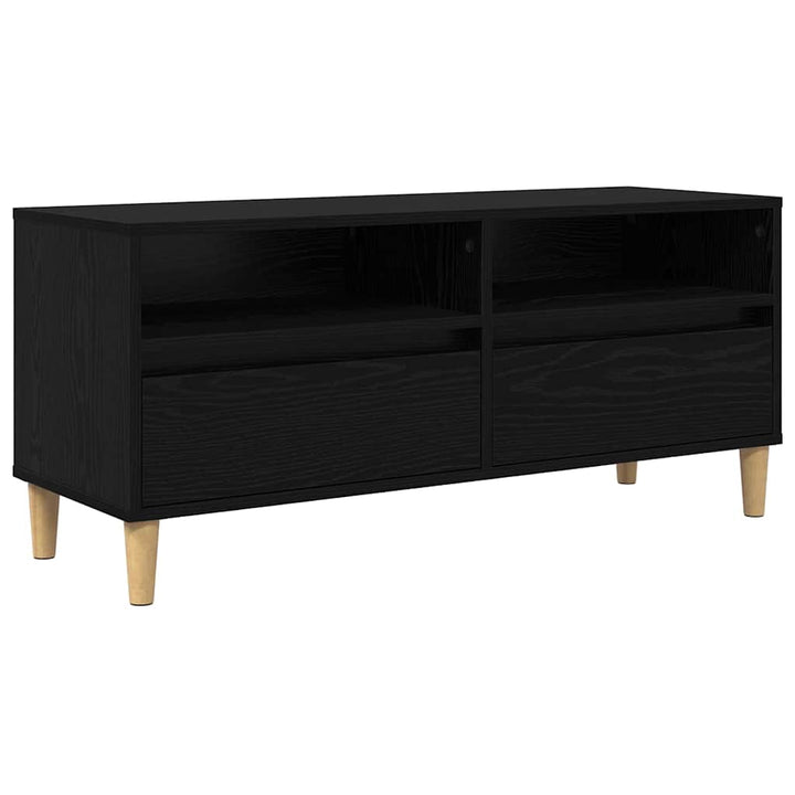 TV-skab 100 x 34,5 x 44,5 cm Sort eg Konstrueret træ