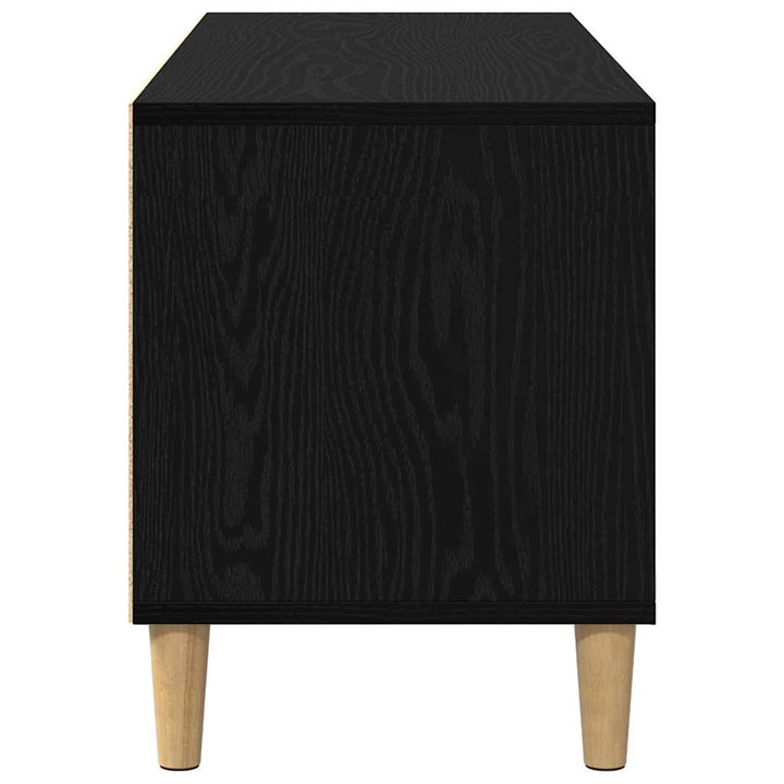 TV-skab 100 x 34,5 x 44,5 cm Sort eg Konstrueret træ