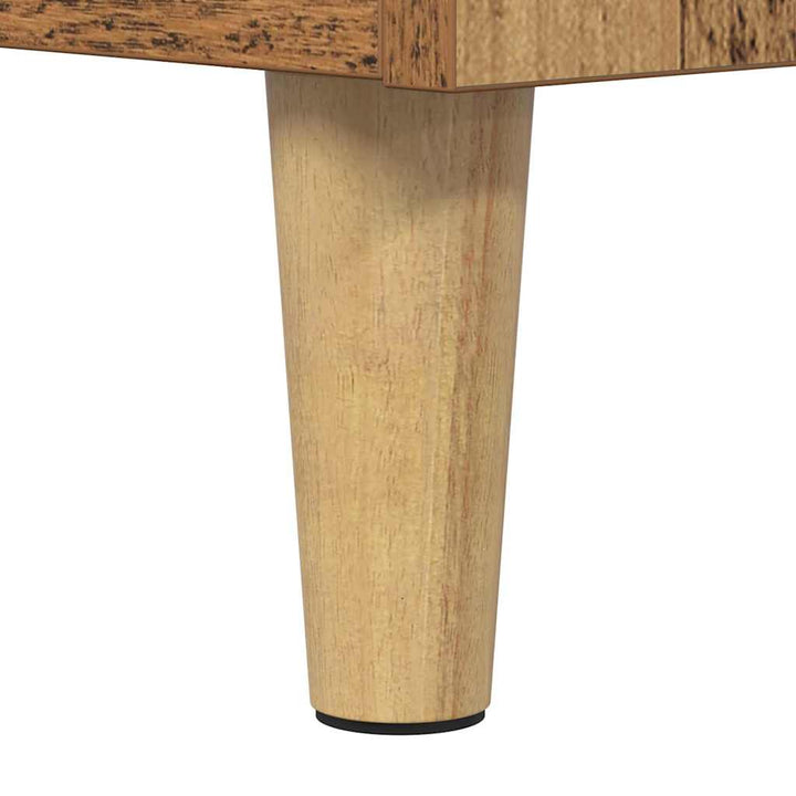 Pladeskab Gammelt træ 121 x 38 x 48 cm Konstrueret træ