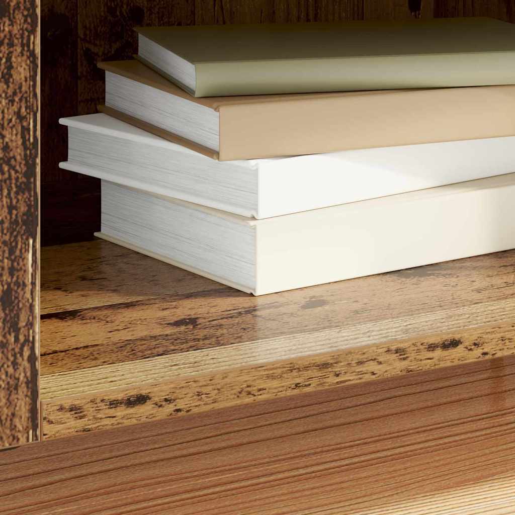 Pladeskab Gammelt træ 121 x 38 x 48 cm Konstrueret træ