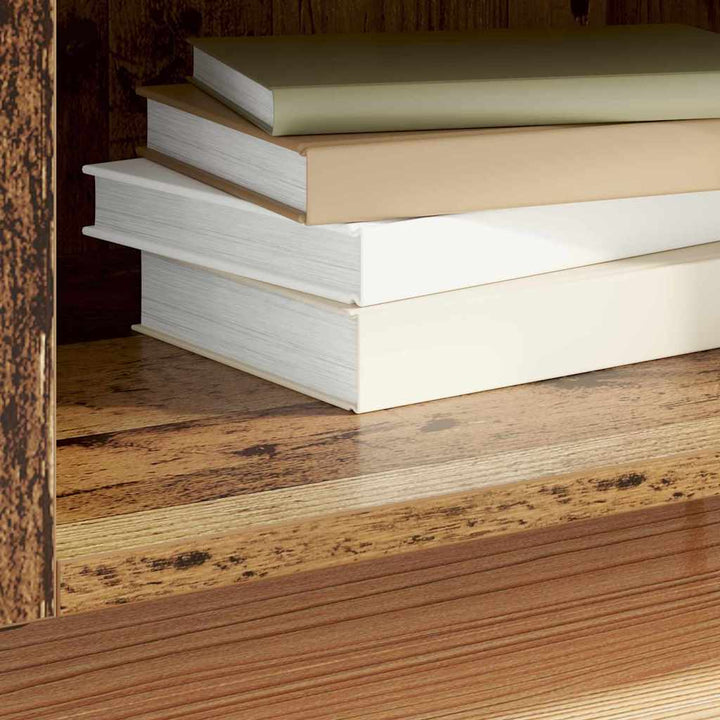 Pladeskab Gammelt træ 121 x 38 x 48 cm Konstrueret træ
