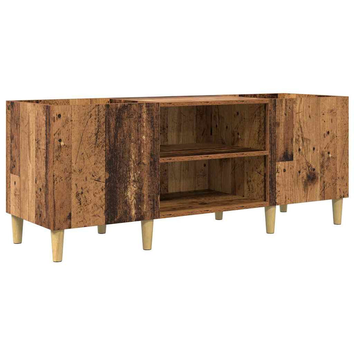 Pladeskab Gammelt træ 121 x 38 x 48 cm Konstrueret træ