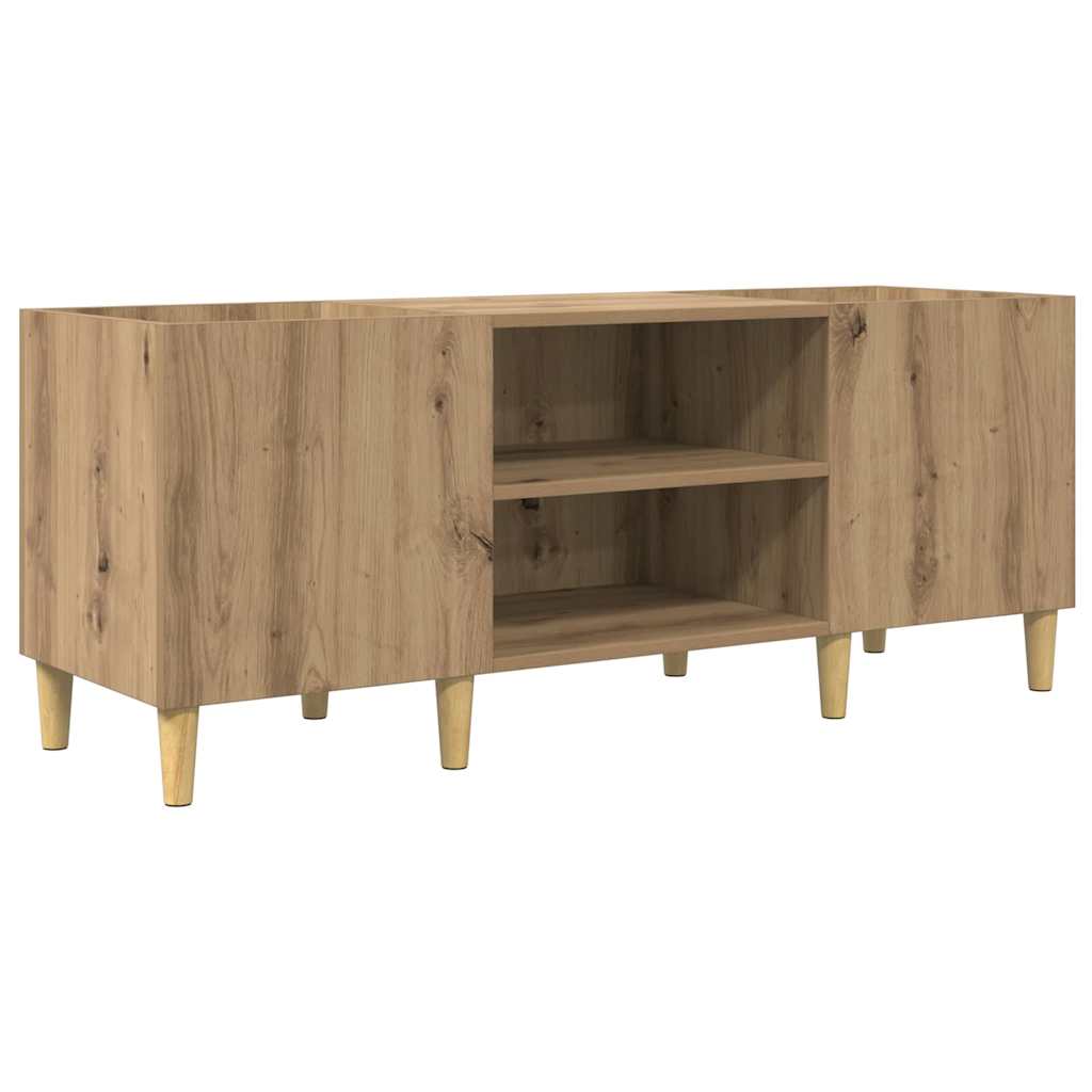 Pladeskab Artisan Egetræ 121 x 38 x 48 cm Konstrueret træ