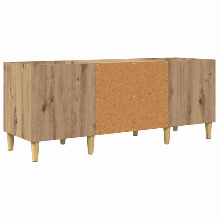 Pladeskab Artisan Egetræ 121 x 38 x 48 cm Konstrueret træ