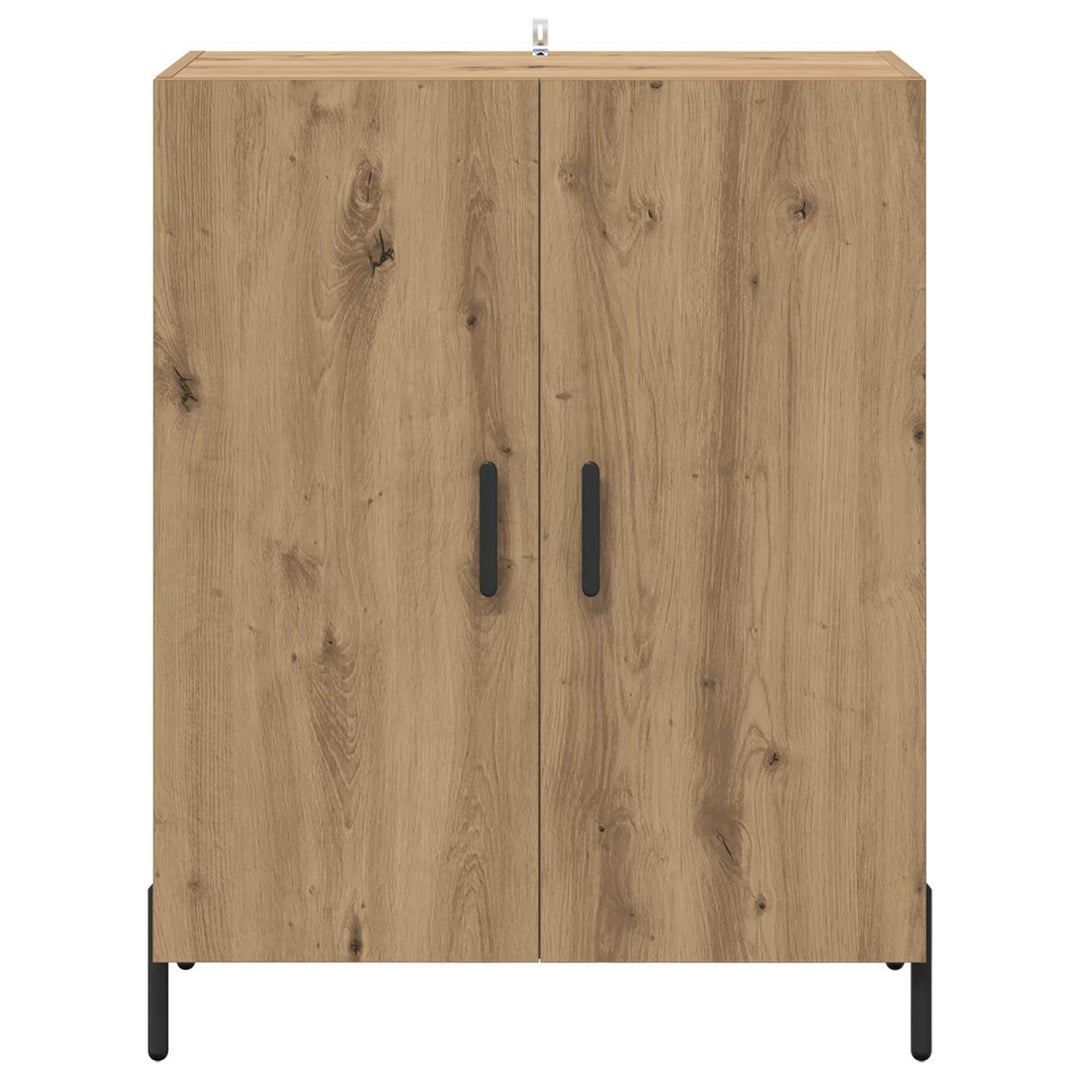 Sideboard Artisan Egetræ 69,5 x 34 x 90 cm Konstrueret træ