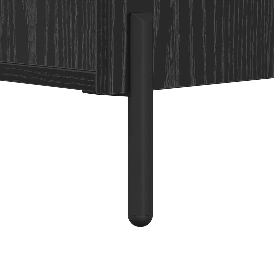 Sideboard Sort eg 69,5 x 34 x 90 cm Konstrueret træ