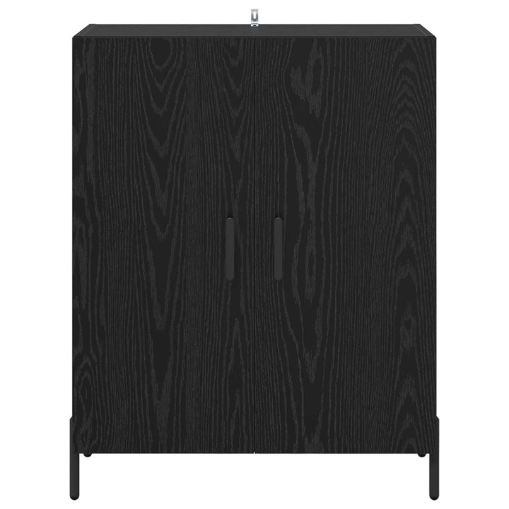 Sideboard Sort eg 69,5 x 34 x 90 cm Konstrueret træ