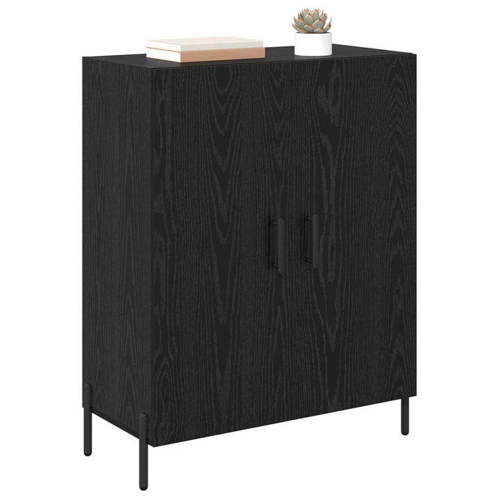Sideboard Sort eg 69,5 x 34 x 90 cm Konstrueret træ