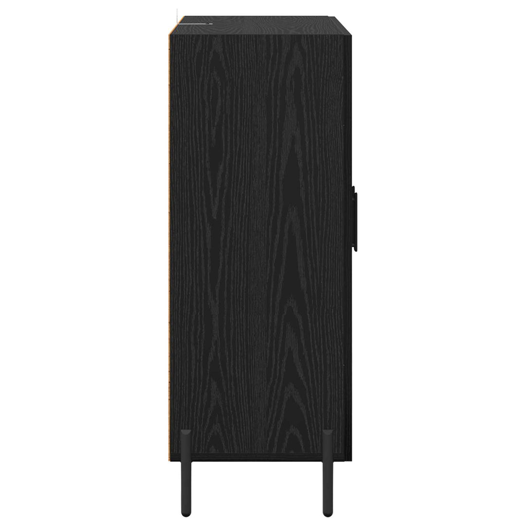 Sideboard Sort eg 69,5 x 34 x 90 cm Konstrueret træ