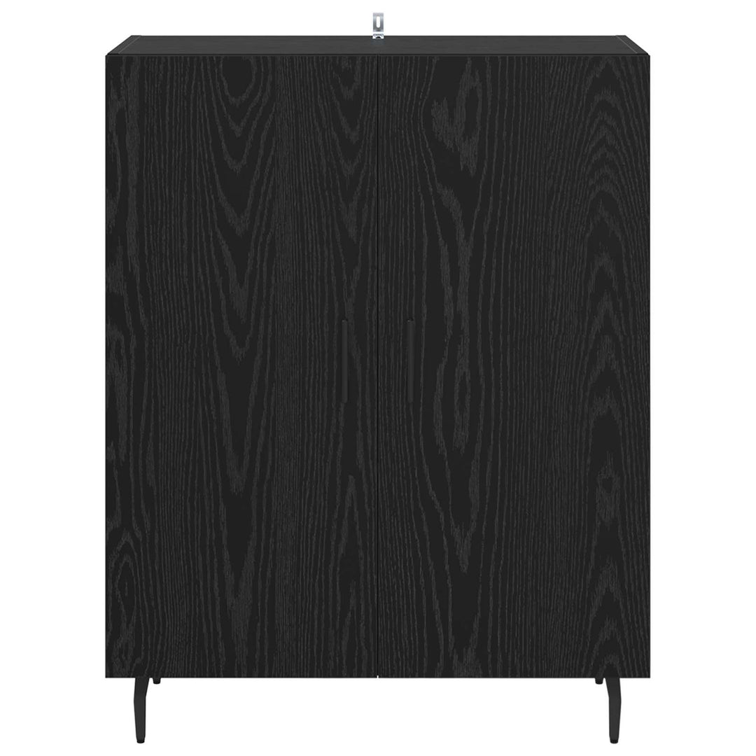Sideboard Sort eg 69,5 x 34 x 90 cm Konstrueret træ