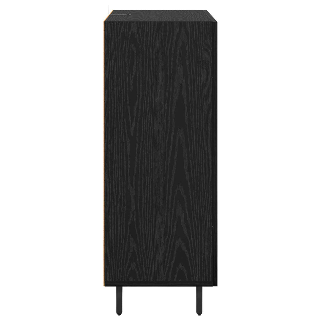 Sideboard Sort eg 69,5 x 34 x 90 cm Konstrueret træ