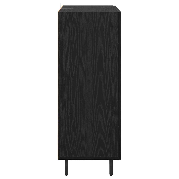Sideboard Sort eg 69,5 x 34 x 90 cm Konstrueret træ