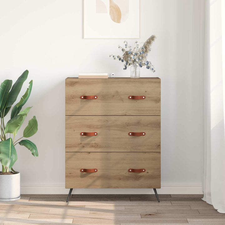 Skuffeskab 3-Skuffe Artisan Eg 69,5 x 34 x 90 cm